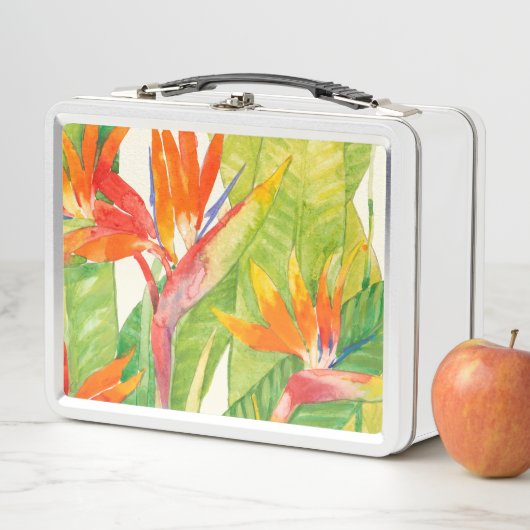 Lunch Box Fleurs tropicales | Oiseau du paradis (En situation)