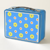 Lunch Box Fleurs vives et Pois (Dos)