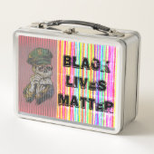 Lunch Box Flic squelette Black Lives Matter (Devant)