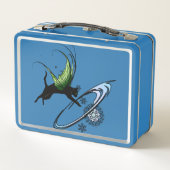 Lunch Box Flocon de neige de chat cosmique (Dos)