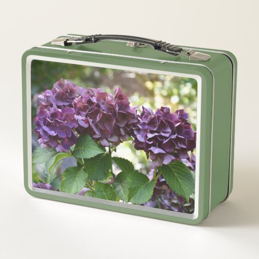 Lunch Box Floral Violet rouge Hydrangea (Dos)