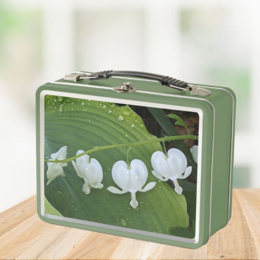 Lunch Box Flore du coeur blanc saignant