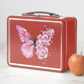 Lunch Box Flower Butterfly (En situation)