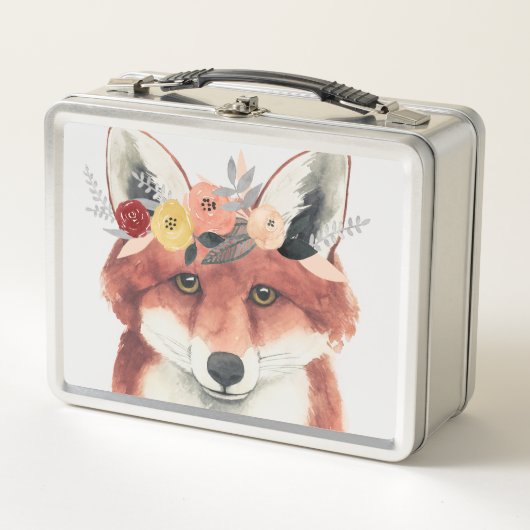 Lunch Box Flower Crown Forester Fox (Devant)
