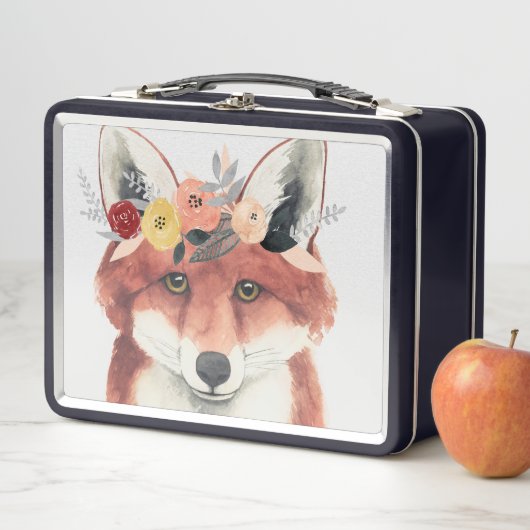 Lunch Box Flower Crown Forester Fox (En situation)