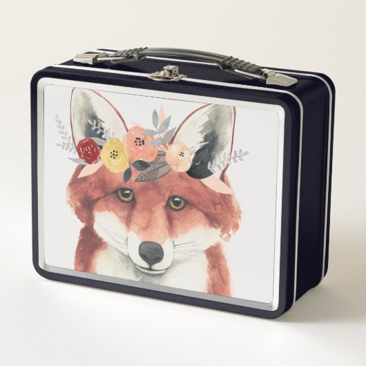 Lunch Box Flower Crown Forester Fox (Devant)