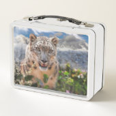 LUNCH BOX FLOWERS DE SNOW LEOPARD (Dos)
