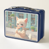 Lunch Box Fluffy Kitten avec Lollipop à la pâtisserie (Dos)