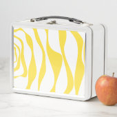Lunch Box Flux et Reflux 4 en Jaune Citron et Blanc (En situation)