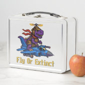 Lunch Box Fly Or Extinct Pixel Art Dinosaure Pilote De Chass (En situation)
