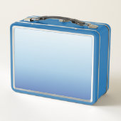 Lunch Box Fond dégradé bleu minimal (Dos)