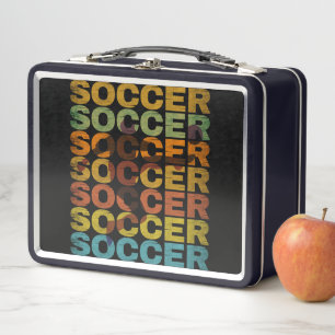 LUNCH BOX FOOTBALL VINTAGE