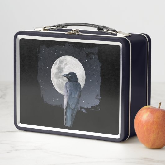 Lunch Box Forest Raven Cold Moon (En situation)