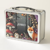 Lunch Box Forêt enchantée personnalisée Animaux forestiers (Dos)