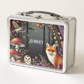 Lunch Box Forêt enchantée personnalisée Animaux forestiers (Devant)