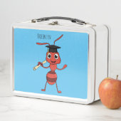 Lunch Box Fourmi de dessin animé rouge heureuse mignonne (En situation)