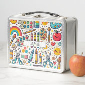 Lunch Box Fournitures d'art scolaire pour enfants personnali (En situation)