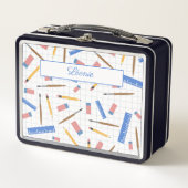 Lunch Box Fournitures scolaires Boîte à lunch en métal Motif (Devant)