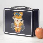 Lunch Box Fox à Fitness avec Barbell (En situation)