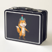 Lunch Box Fox à la fête avec casquette de parti (Dos)