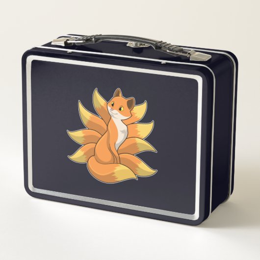 Lunch Box Fox avec 9 queues Fox (Dos)