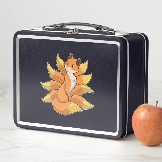 Lunch Box Fox avec 9 queues Fox (En situation)