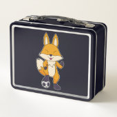 Lunch Box Fox Soccer player Soccer (Dos)