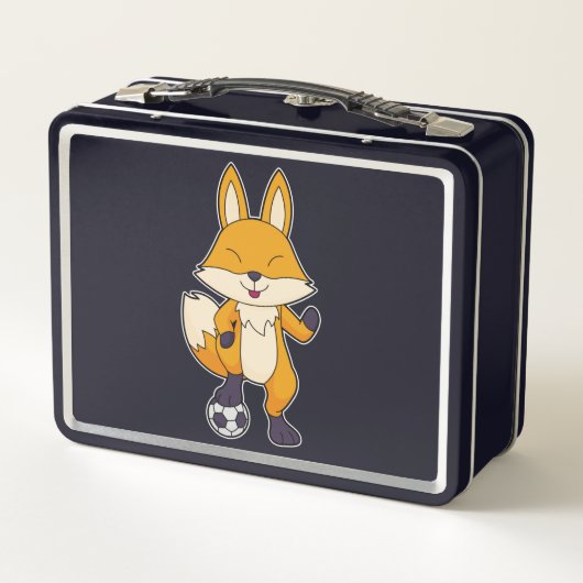 Lunch Box Fox Soccer player Soccer (Dos)
