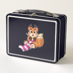 Lunch Box Fox with Scarf