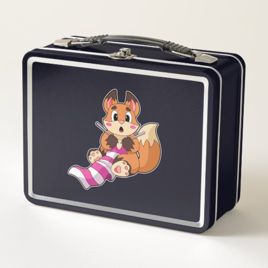 Lunch Box Fox with Scarf (Devant)