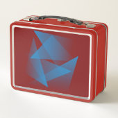 Lunch Box Fragments bleus flottants (Dos)