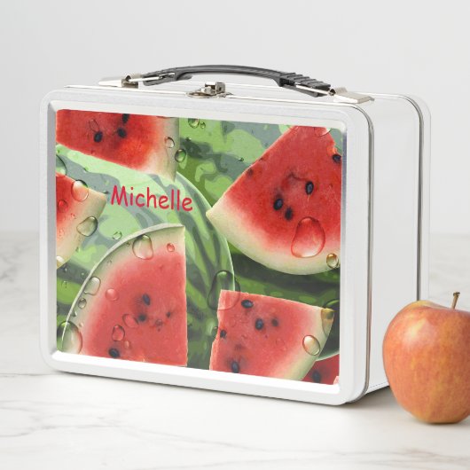 Lunch Box Fraîche de pastèque personnalisée (En situation)