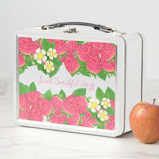 Lunch Box Fraise (En situation)