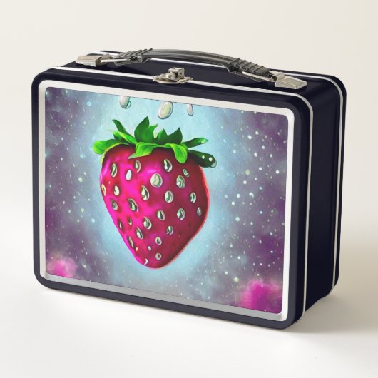 Lunch Box Fraise de graines d'argent (Devant)