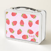 Lunch Box Fraise rose (Dos)