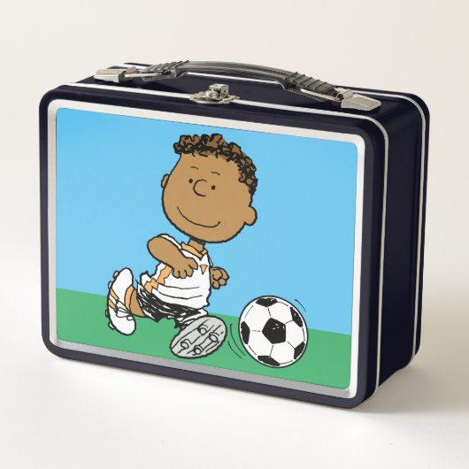 Lunch Box Franklin Jouer Au Football (Devant)