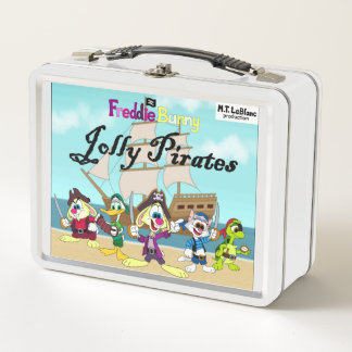 Lunch Box Freddie Bunny Jolly Pirates