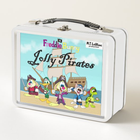 Lunch Box Freddie Bunny Jolly Pirates (Devant)
