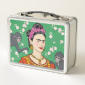 Lunch Box Frida Kahlo Monkey Graphic (Dos)