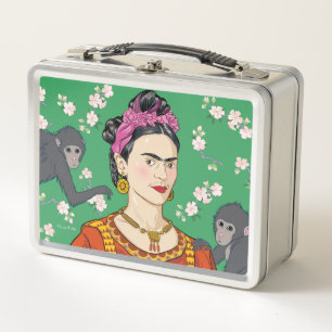Lunch Box Frida Kahlo Monkey Graphic