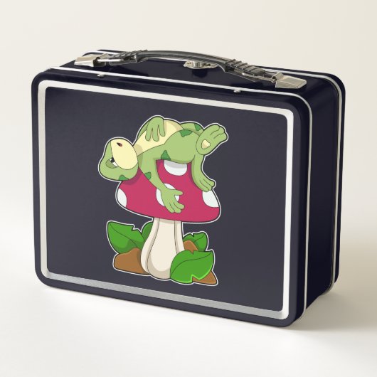 Lunch Box Frog at Sleeping with Mushroom (Dos)