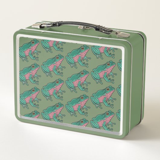 Lunch Box Frog Kids customizable (Dos)