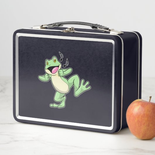 Lunch Box Frog Music Dance (En situation)