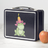 Lunch Box Frog with Plumeria (En situation)