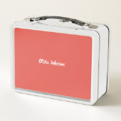 Lunch Box Fruit d'aquarelle de grenade (Dos)