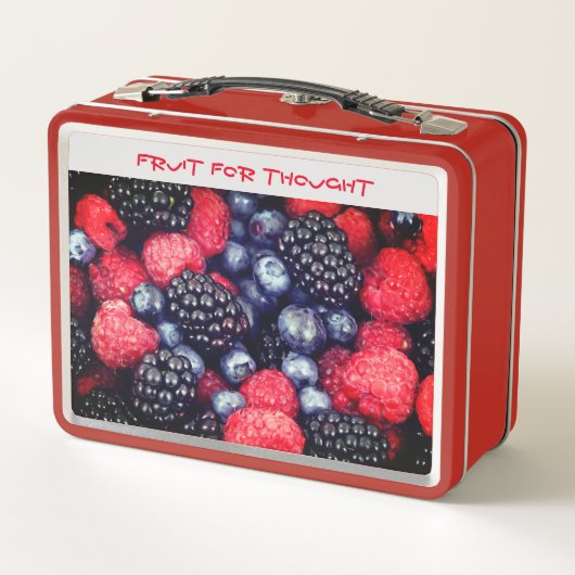 Lunch Box Fruit pour boîte à lunch en métal réfléchi (Dos)