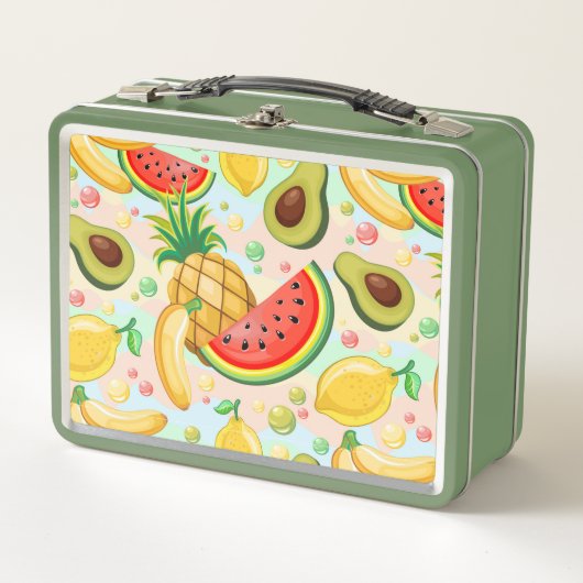 Lunch Box Fruits d'été frais Motif (Devant)