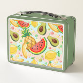 Lunch Box Fruits d'été frais Motif (Dos)