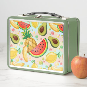 Lunch Box Fruits d'été frais Motif