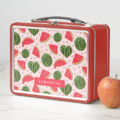 Lunch Box Fun Pink Watermelon Motif de fruits d'été (En situation)